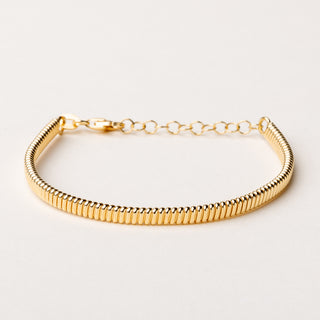 Bracciale statement oro elegante moderno luxury