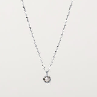Collana perla acqua dolce Argento elegante