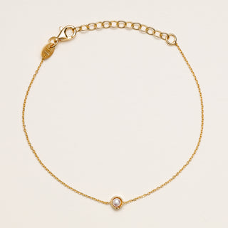 Bracciale perla acqua dolce oro