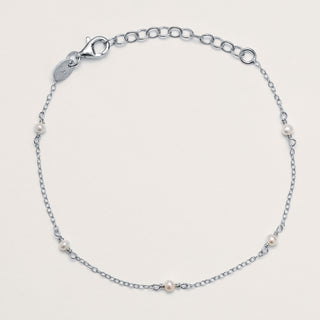 Bracciale perle acqua dolce Argento 925  elegante