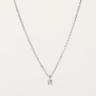 Collana punto luce zircone Argento 925  elegante