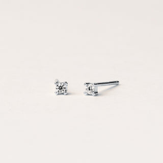 Orecchini punto luce zircone Argento 925 
