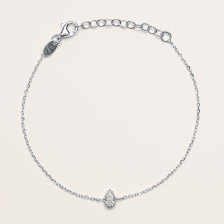 Bracciale zircone goccia Argento 925 