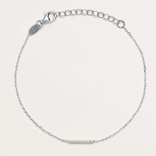 Bracciale barretta perle Argento 925 