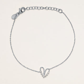 Bracciale cuore perle Argento 925  raffinato