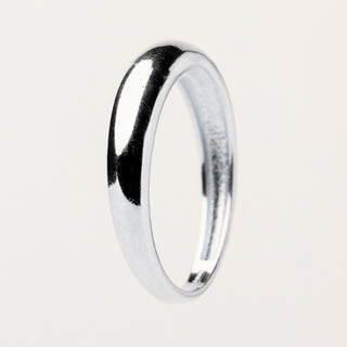Anello Argento bold lucido