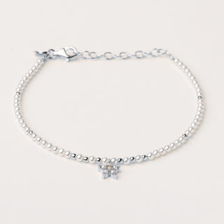 Bracciale Argento perle sintetiche elegante