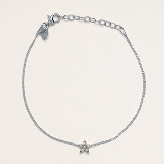 Bracciale Argento stella perle