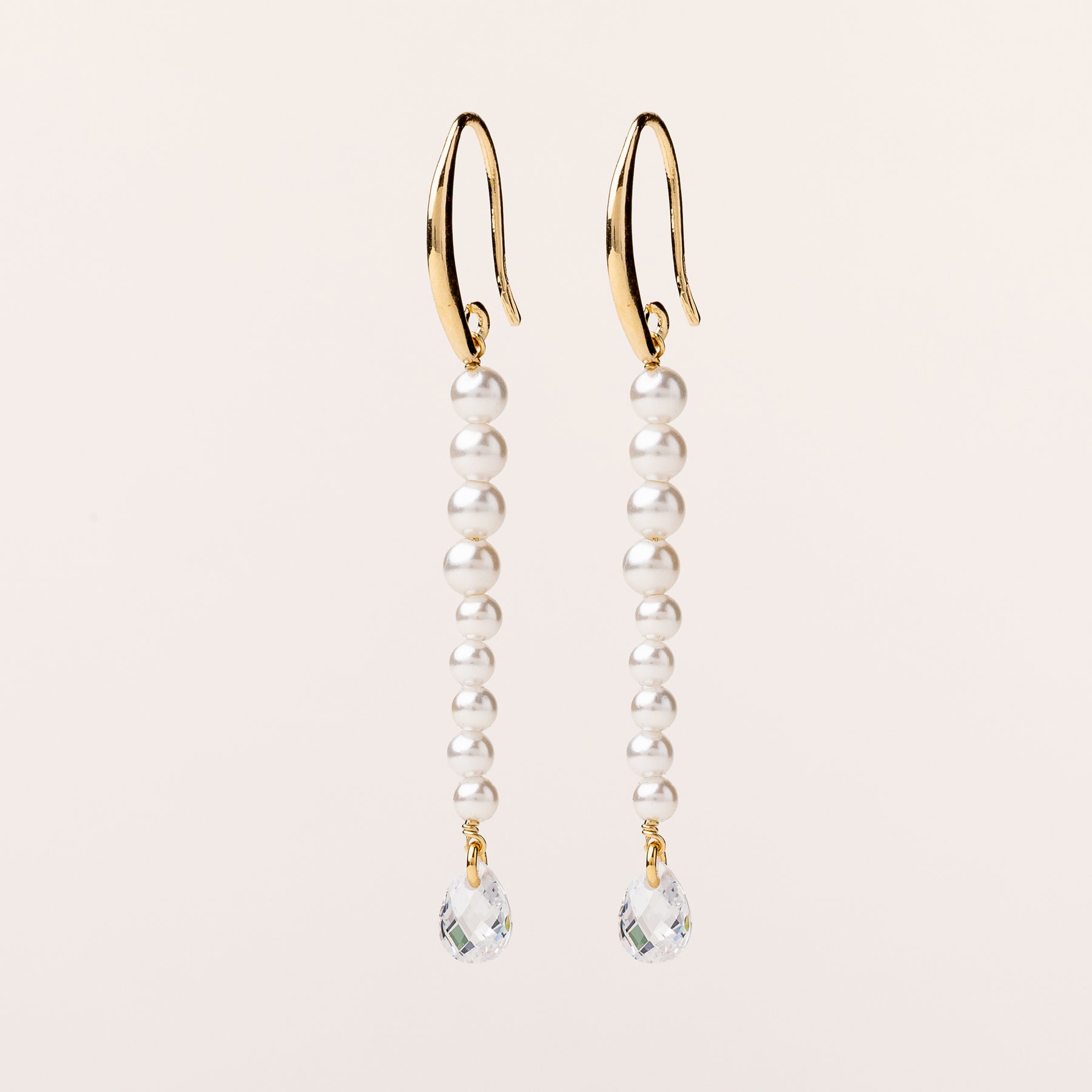 Orecchini A Perno RIZILIA Con Taglio Rotondo CZ – Placcato Oro Bianco, Semplici Ed Eleganti, 5 Mm