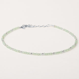 cavigliera agata Argento elegante