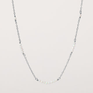 collana opale Argento elegante
