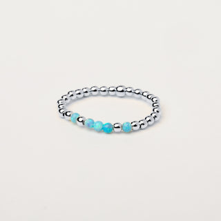 anello opale Argento