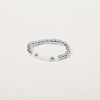 anello opale Argento