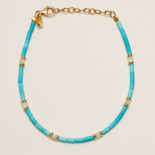 bracciale turchese madreperla oro
