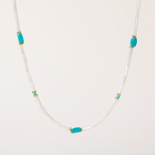 collana madreperla turchese centrale