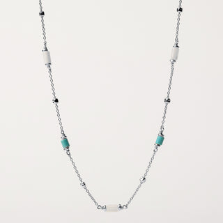 collana madreperla turchese elegante