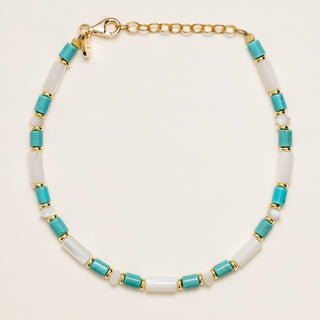 bracciale madreperla turchese design
