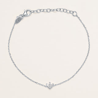 bracciale Argento zirconi minimal