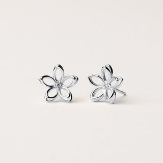 orecchini fiore Argento eleganti