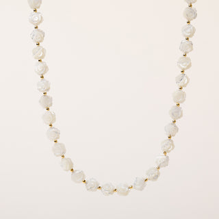 Collana madreperla oro design elegante