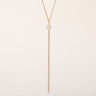 Collana Y madreperla elegante moderna