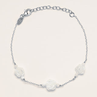 Bracciale elegante madreperla Argento