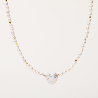 AL5118 collana perle acqua dolce oro elegante donna gioiello luxury