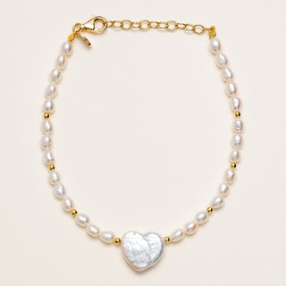 AL5119 bracciale perle acqua dolce oro donna elegante luxury