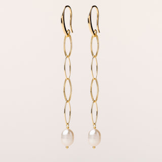 AL5129 orecchini perle acqua dolce oro eleganti donna luxury