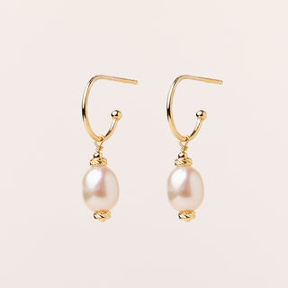 AL5130 orecchini perle acqua dolce oro eleganti donna luxury