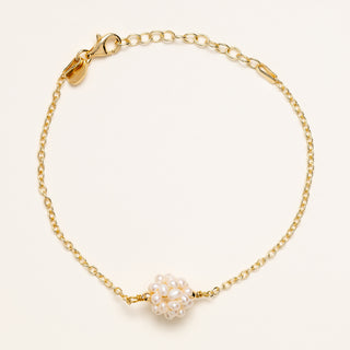 bracciale perle acqua dolce oro elegante donna gioiello luxury