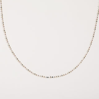 collana perle sintetiche Argento elegante donna minimal