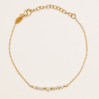 bracciale perle sintetiche oro raffinato donna