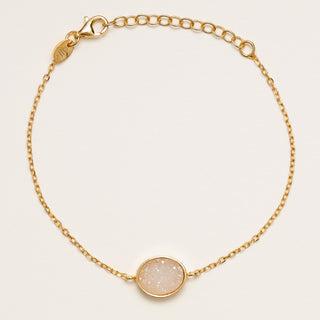 bracciale agata cristallo oro elegante