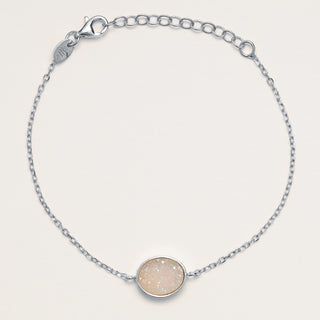 bracciale agata cristallo Argento elegante