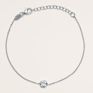 bracciale Argento pietra luminosa elegante