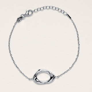 bracciale Argento ovale design moderno