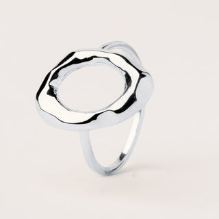 anello Argento minimal lucido