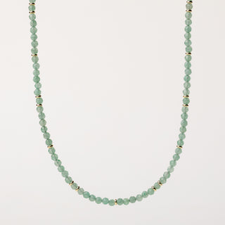 Collana oro con pietre naturali