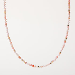 Collana oro con pietre naturali